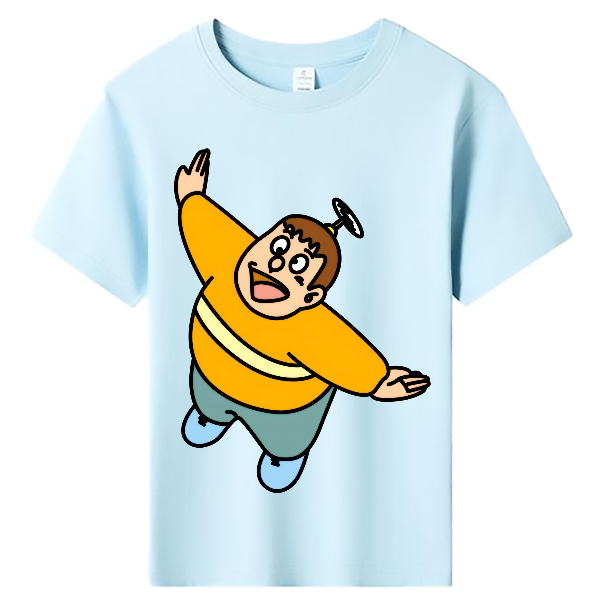 （画像用） ドラえもん 剛田武 Doraemon Gouta Takeshi 綿100％キッズTシャツ（フロントプリント）